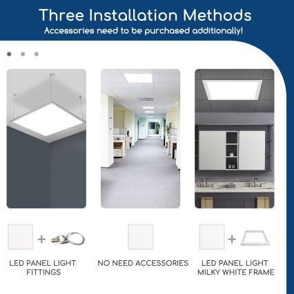 Aigostar - LED indbygningspanel dæmpbart 32W/230V Wi-Fi 60x60 cm