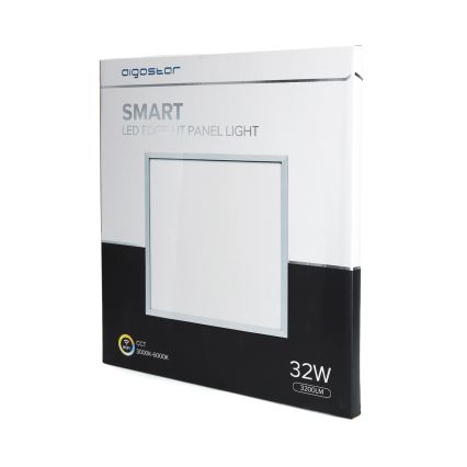 Aigostar - LED indbygningspanel dæmpbart 32W/230V Wi-Fi 60x60 cm