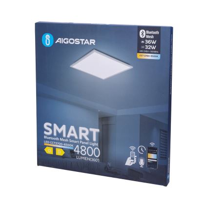 Aigostar - LED indbygningspanel dæmpbart MESH LED/36W/230V 2700-6500K 60x60 cm