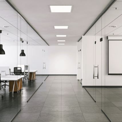 Aigostar - LED-loftpanel til nedhængt loft LED/28W/230V, høj effektivitet, UGR19, 6000K, 59,5x59,5 cm