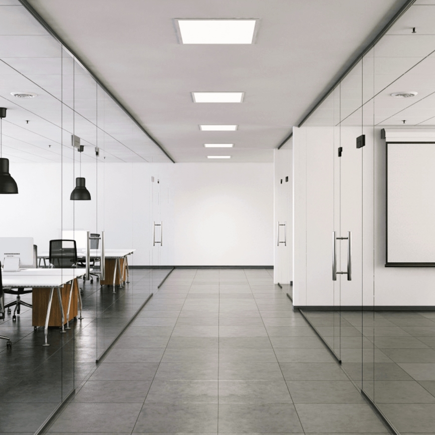 Aigostar - LED-loftpanel til nedhængt loft LED/28W/230V, høj effektivitet, UGR19, 6000K, 59,5x59,5 cm