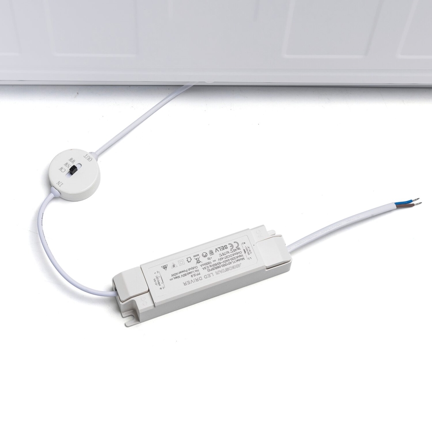 Aigostar - LED indbygningspanel LED/40W/230V 3000K/4000K/6500K 60x60cm hvid