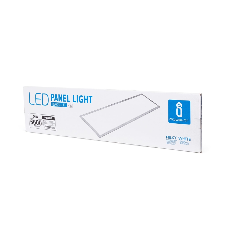 Aigostar - LED indbygningspanel LED/50W/230V 6500K 120x30cm hvid