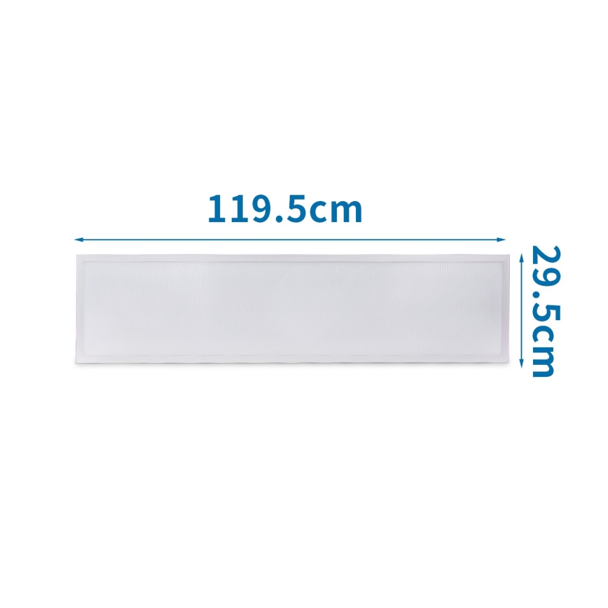 Aigostar - LED indbygningspanel LED/50W/230V 6500K 120x30cm hvid