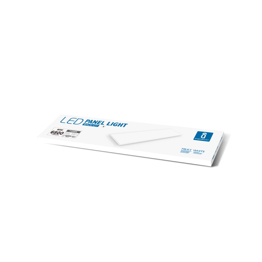 Aigostar - LED indbygningspanel LED/60W/230V 6500K 120x30cm hvid