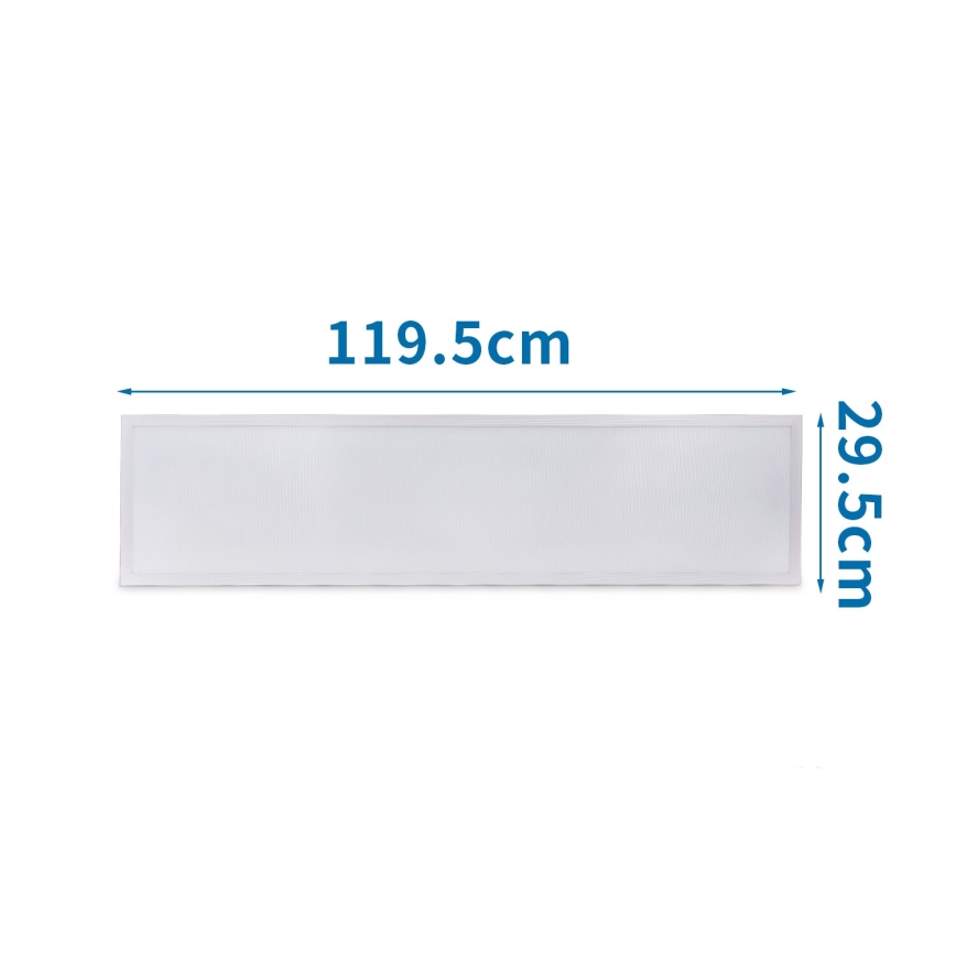 Aigostar - LED indbygningspanel LED/60W/230V 6500K 120x30cm hvid