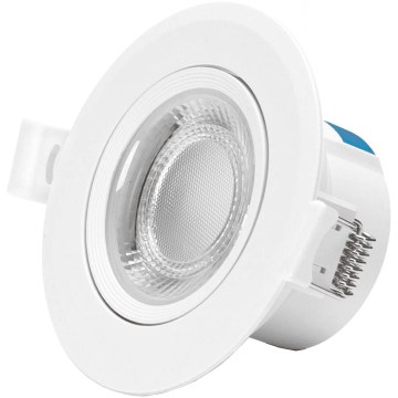 Aigostar - LED indbygningsspot LED/7W/230V 3000K Ø 8,5 cm varm hvid