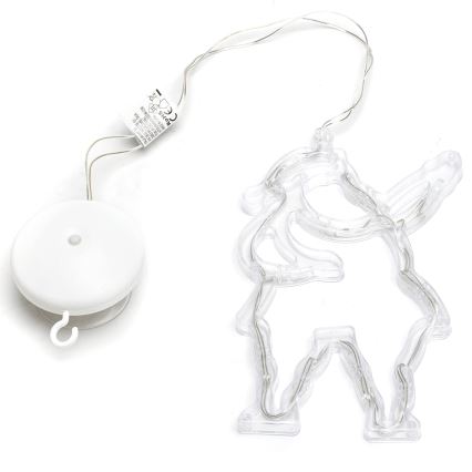 Aigostar - LED-juledekoration 10xLED/3xAAA Julemand 20 cm