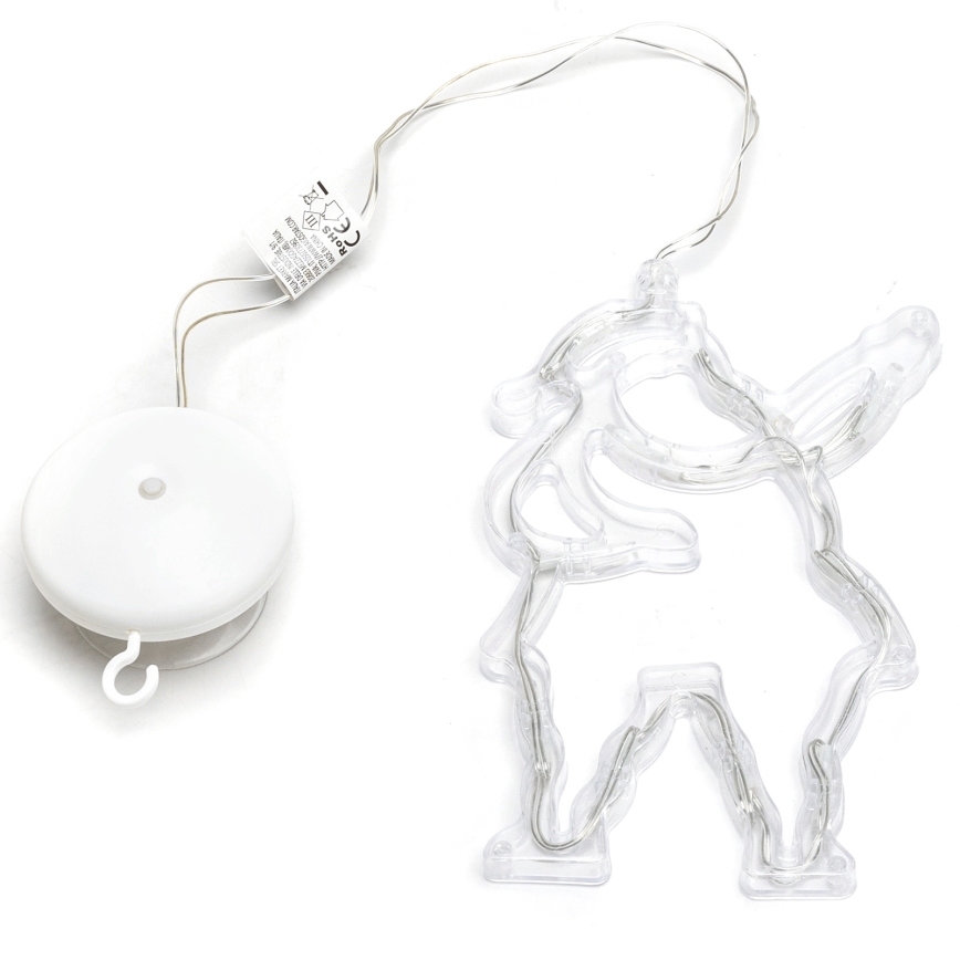 Aigostar - LED-juledekoration 10xLED/3xAAA Julemand 20 cm