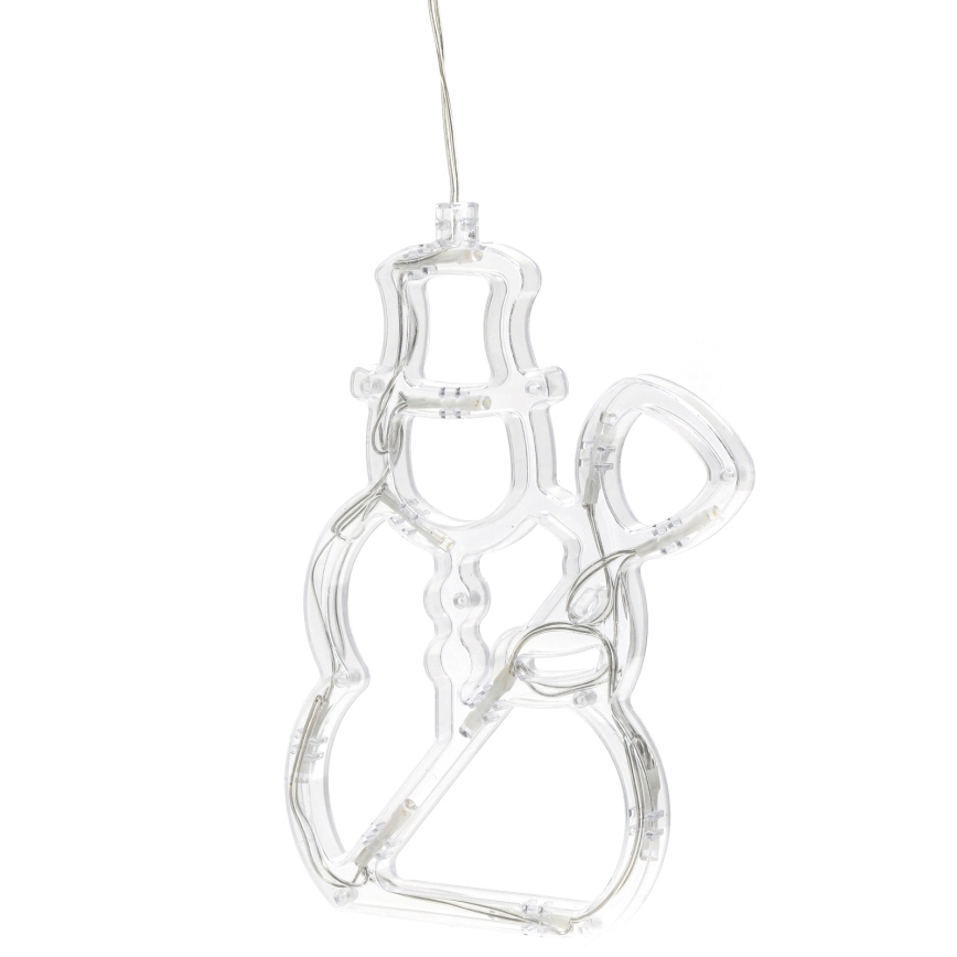 Aigostar - LED juledekoration 10xLED/3xAAA sneemand 20,5 cm