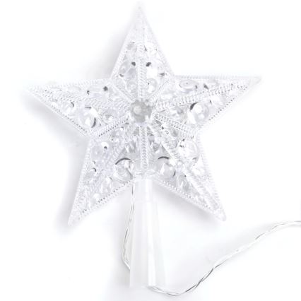Aigostar - LED juledekoration 16xLED/3xAA varm hvid stjerne