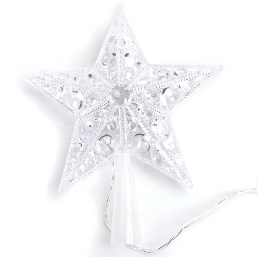 Aigostar - LED juledekoration 16xLED/3xAA varm hvid stjerne
