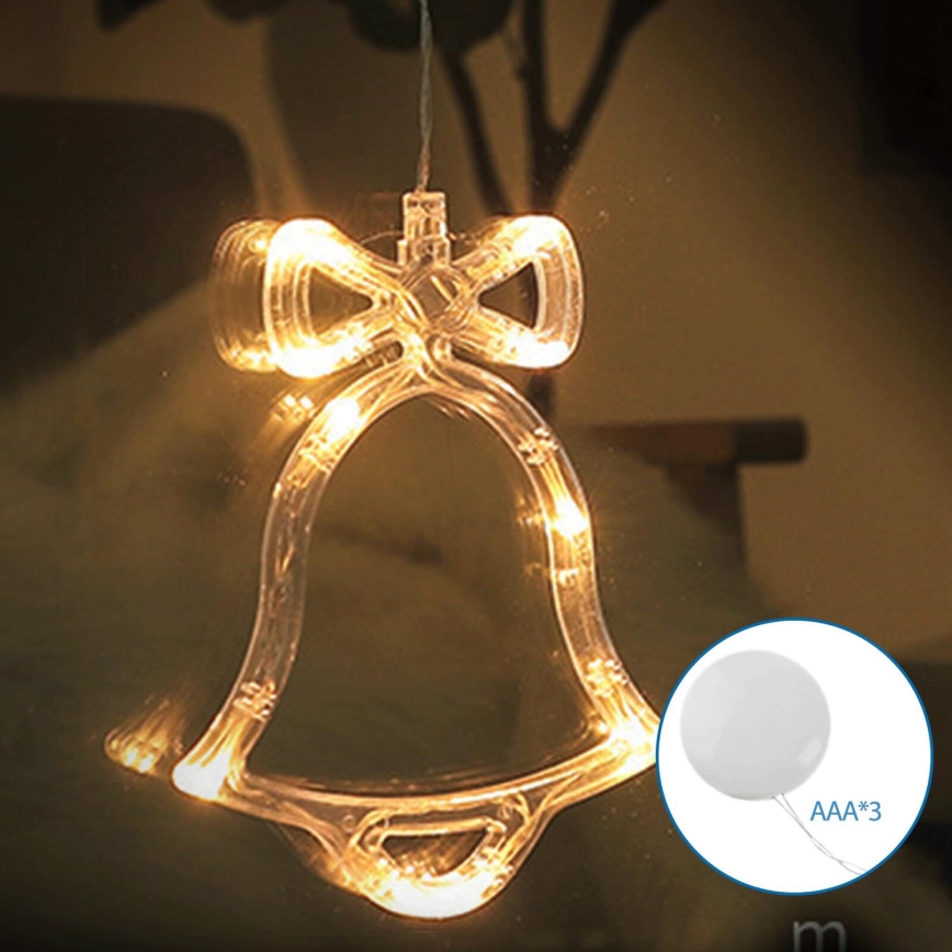 Aigostar - LED juledekoration LED/3xAAA bell 18 cm