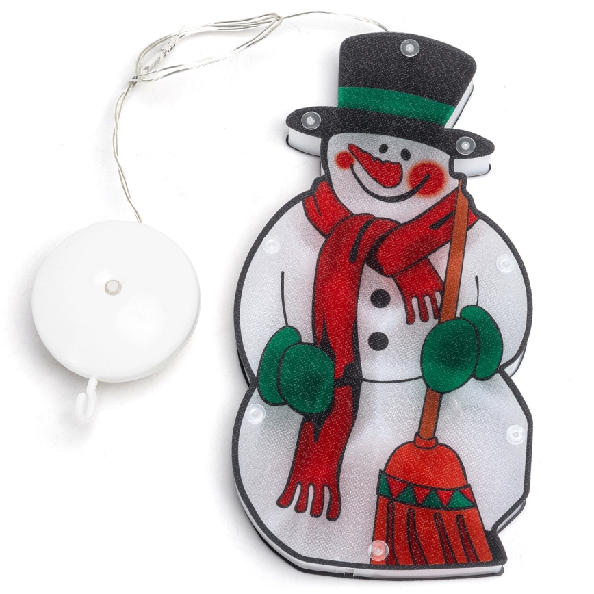 Aigostar - LED juledekoration LED/3xAAA snemand 25 cm