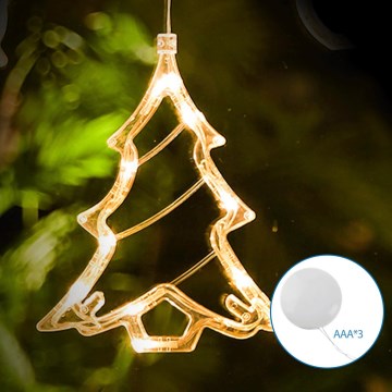 Aigostar - LED juledekoration LED/3xAAA træ 20 cm
