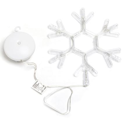 Aigostar - LED juledekoration LED/3xAAA varm hvid snefnug 19 cm