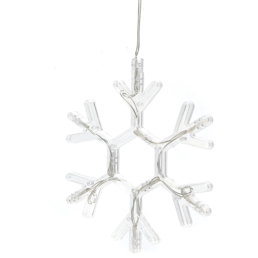 Aigostar - LED juledekoration LED/3xAAA varm hvid snefnug 19 cm