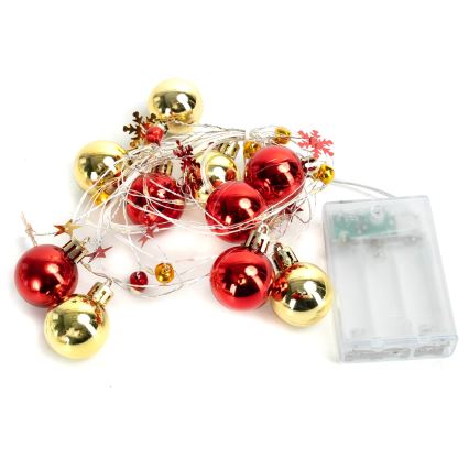 Aigostar - LED julekæde 20xLED/3xAA 2m varm hvid