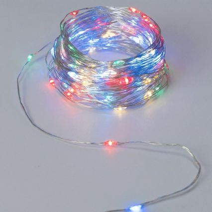 Aigostar - LED julekæde 40xLED/2x3V 4m multifarvet