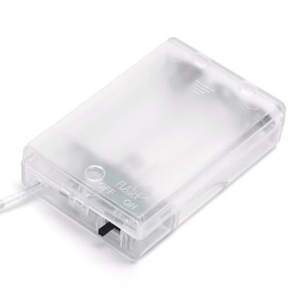 Aigostar - LED Julelyskæde 50xLED/3xAA 5,3m multicolor