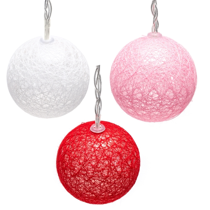 Aigostar - LED-julelyskæde 10xLED/3xAA 2m varm hvid