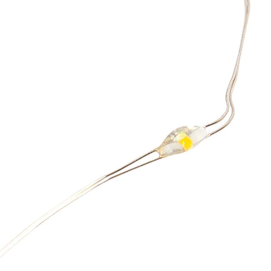 Aigostar - LED-julelyskæde 20xLED/2x3V 2m varm hvid