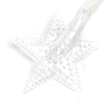 Aigostar - LED julelyskæde 20xLED/3xAA 3,3m stjerner