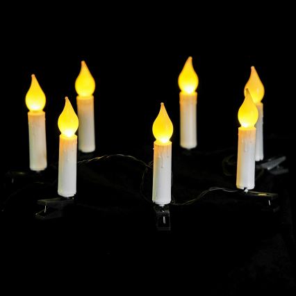 Aigostar - LED lyskæde 25xLED/3xAA 5 m varm hvid