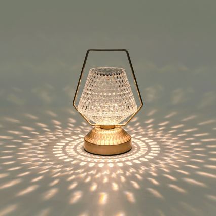 Aigostar - LED bordlampe dæmpbar og genopladelig LED/1W/5V 2700/4000/6500K 1800mAh 20 cm