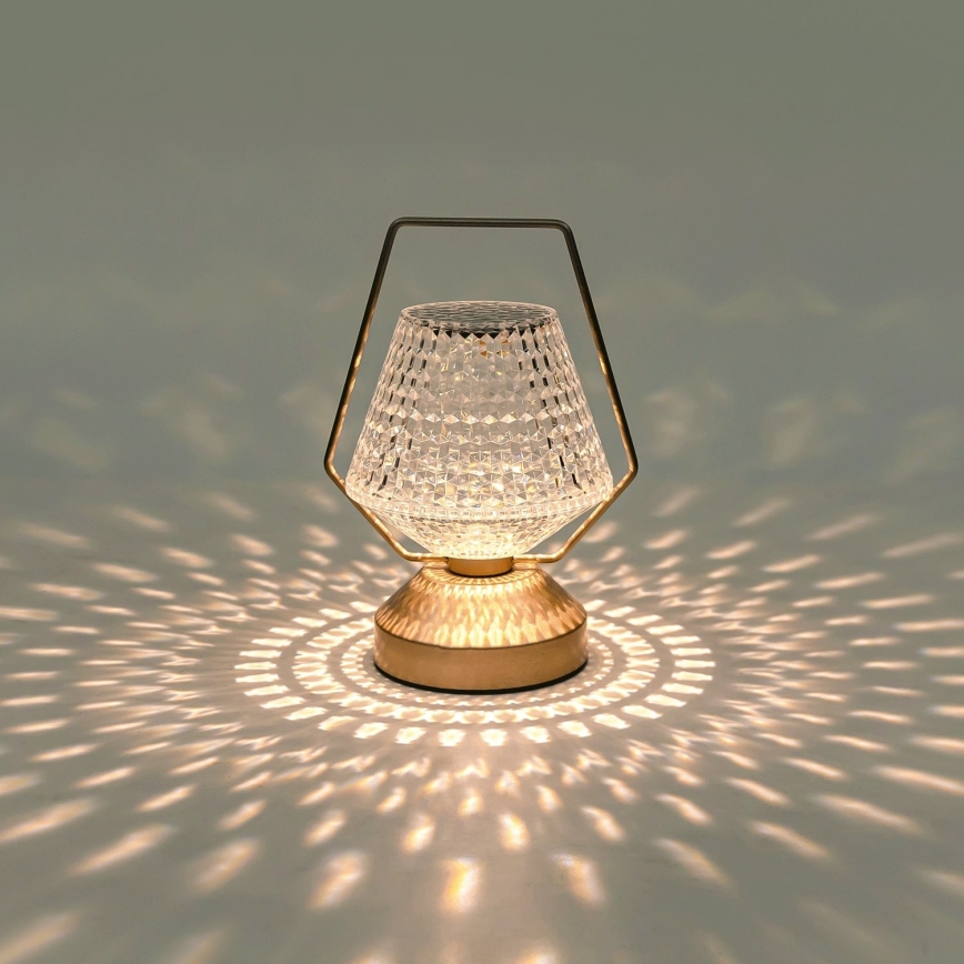 Aigostar - LED bordlampe dæmpbar og genopladelig LED/1W/5V 2700/4000/6500K 1800mAh 20 cm