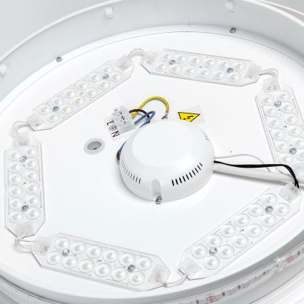 Aigostar - LED badeværelseslampe m. RGBW-farver dæmpbar LED/27W/230V 40 cm Wi-Fi IP44
