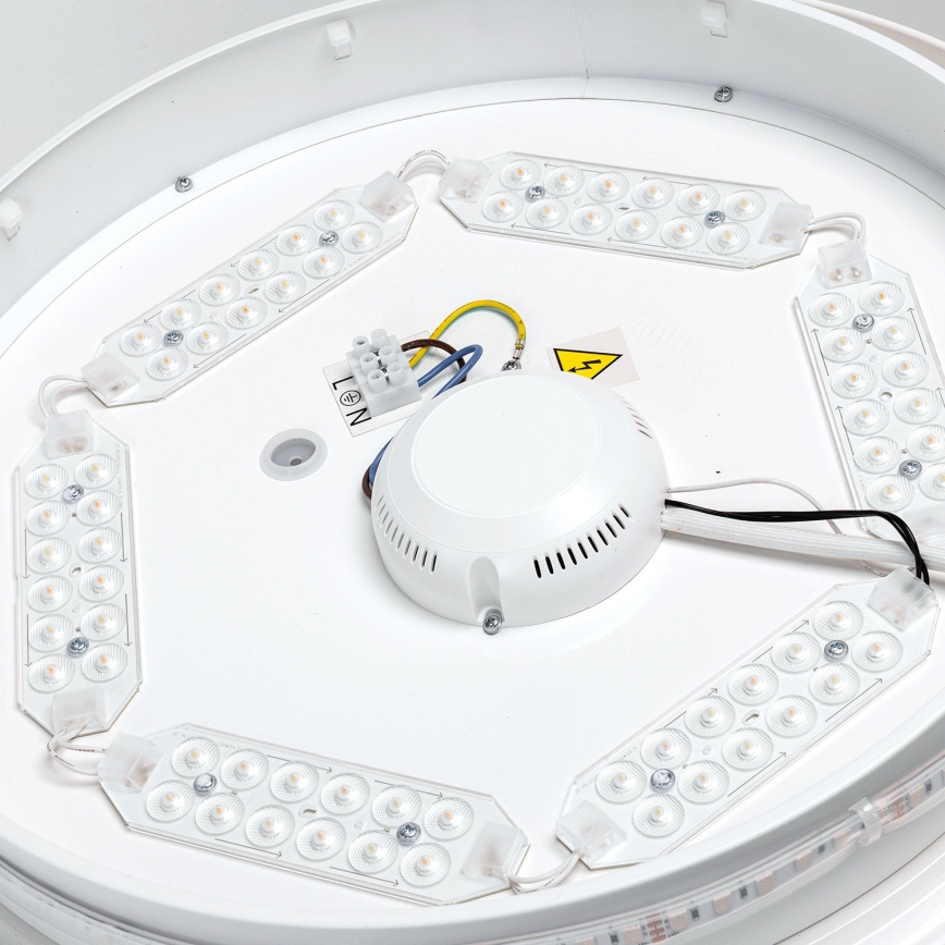 Aigostar - LED badeværelseslampe m. RGBW-farver dæmpbar LED/27W/230V 40 cm Wi-Fi IP44