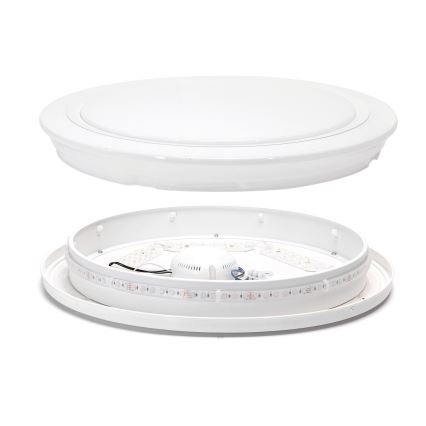 Aigostar - LED badeværelseslampe m. RGBW-farver dæmpbar LED/27W/230V 40 cm Wi-Fi IP44