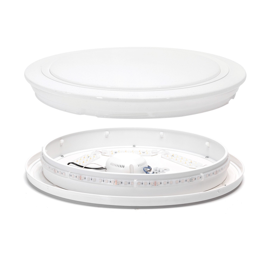 Aigostar - LED badeværelseslampe m. RGBW-farver dæmpbar LED/27W/230V 40 cm Wi-Fi IP44