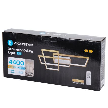 Aigostar - LED loftlampe dæmpbar LED/38W/230V 2700-6500K + fjernbetjening