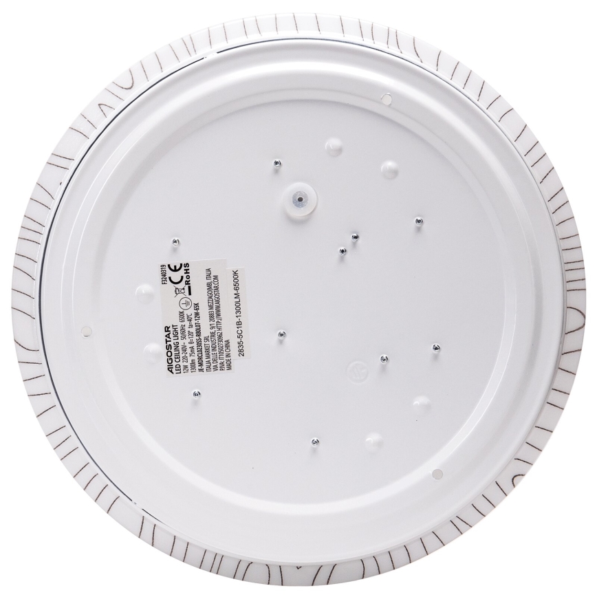Aigostar - LED loftlampe LED/12W/230V 6500K