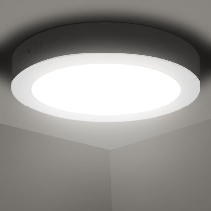 Aigostar - LED Loftlampe LED/12W/230V diameter 17,4 cm 4000K hvid