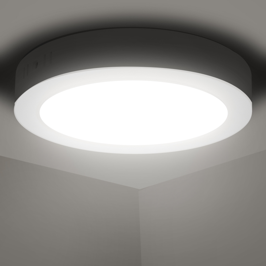 Aigostar - LED Loftlampe LED/12W/230V diameter 17,4 cm 4000K hvid