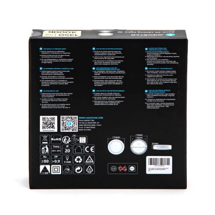 Aigostar - LED Loftlampe LED/12W/230V diameter 17,4 cm 4000K hvid