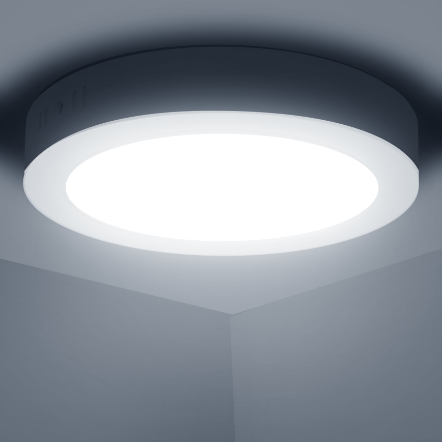 Aigostar - LED Loftlampe LED/12W/230V diameter 17,4 cm 6500K hvid