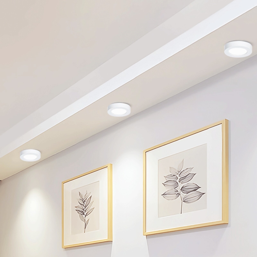 Aigostar - LED Loftlampe LED/12W/230V diameter 17,4 cm 6500K hvid