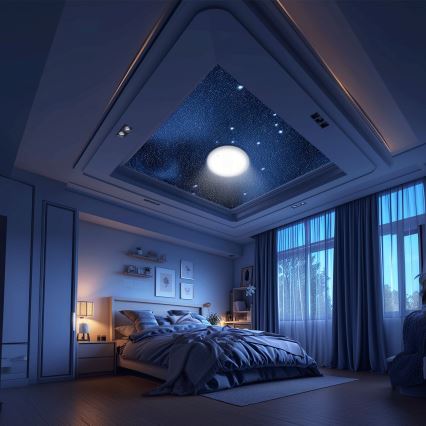 Aigostar - MESH dæmpbar LED-loftlampe 36W/230V 3000-6500K Ø 49,5 cm + fjernbetjening