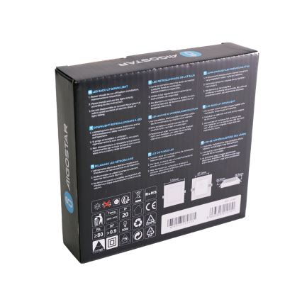 Aigostar - LED Loftlampe LED/6W/230V 3000K 12x12 cm hvid