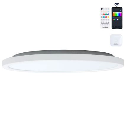 Aigostar - LED loftlampe m. RGBW-farver dæmpbar MESH LED/24W/230V 3000-6500K hvid + fjernbetjening