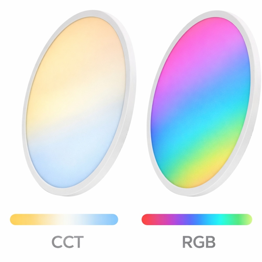 Aigostar - LED loftlampe m. RGBW-farver dæmpbar MESH LED/36W/230V 3000-6500K hvid + fjernbetjening