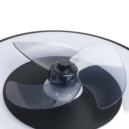 Aigostar - LED Loftlampe med ventilator dæmpbar MESH LED/40W/230V 2700-6500K sort + fjernbetjening
