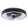 Aigostar - LED Loftlampe med ventilator dæmpbar MESH LED/40W/230V 2700-6500K sort + fjernbetjening
