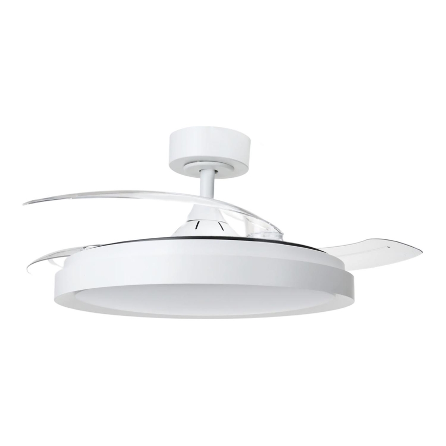Aigostar - LED Loftlampe med ventilator dæmpbar MESH LED/50W/230V 2700-6500K sort + fjernbetjening