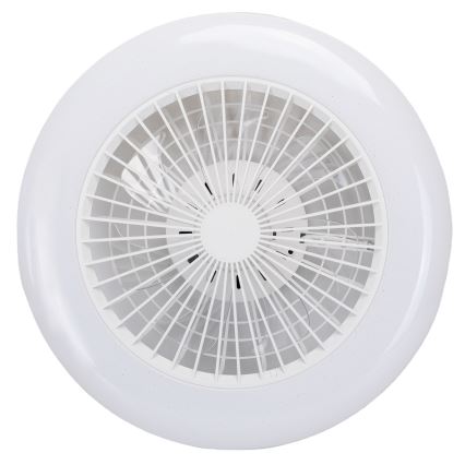 Aigostar - LED loftlampe med ventilator og RGB-farver dæmpbar MESH LED/40W/230V 2700-6500K hvid + fjernbetjening