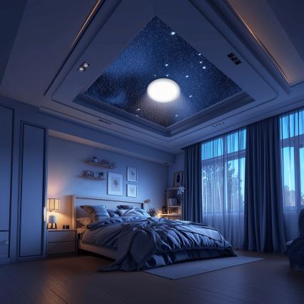 Aigostar - LED loftlampe til badeværelse dæmpbar MESH Smart LED/18W/230V 3000-65000K IP44 + fjernbetjening